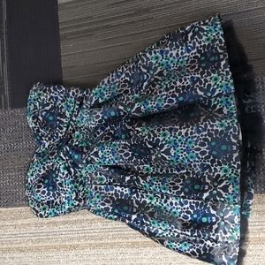 BCBGMaxAzria Multi-colored Strapless Dress Size 8